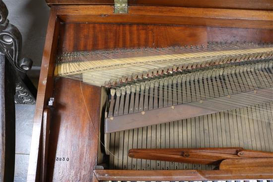 A Regency Gunther & Horwood mahogany square piano